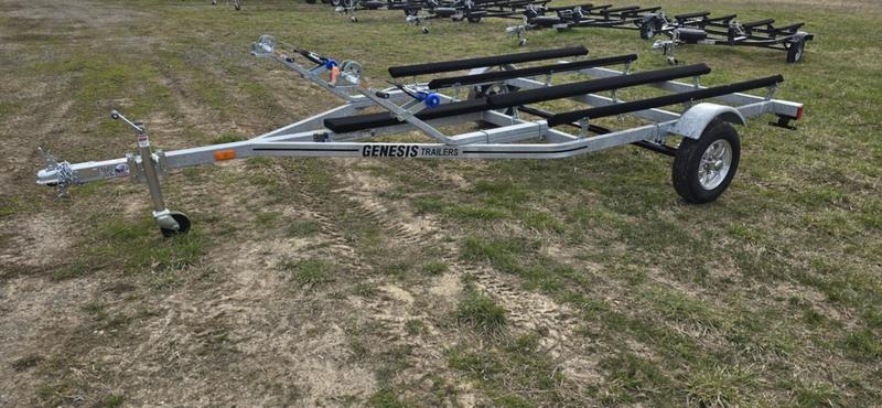 2025 Genesis Trailers 2 Place Aluminum PWC Trailer - Image 2