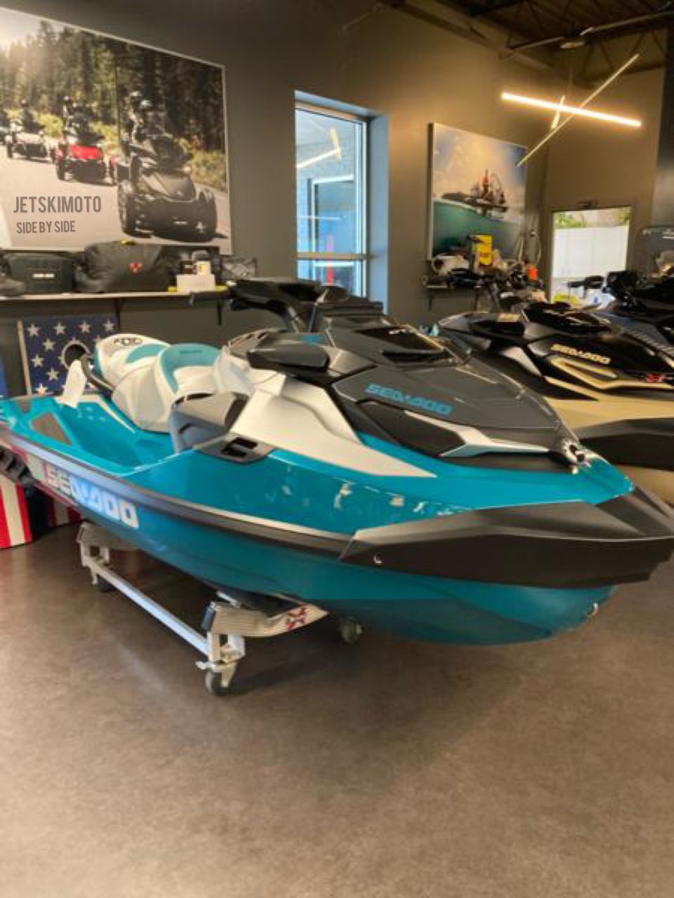 2025 Sea-Doo GTX™ Limited 325 Teal Metallic - Image 2